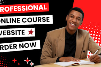 do online course website on thinkific kajabi podia learndash  learnpress  wix