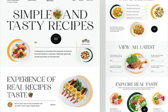 restaurant website food catering website food cafe website food truck website