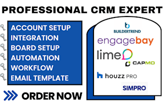 salesforce limo crm houzz pro buildertrend contractor foreman procore automation