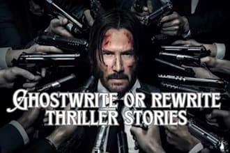 ghostwrite or rewrite thriller crime story