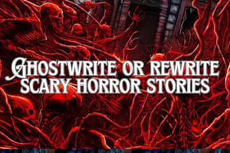 ghostwrite or rewrite scary horror story