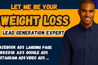 weight loss leads health nutrition diet plan google ads facebook promo video