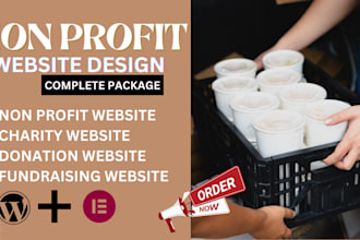 design non profit website, charity website, 501c3 website, donation, ngo website