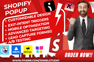 setup shopify popup poptin adoric popup attrac nudgify fomo omnisend smart
