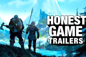 do gaming video editing, video game trailer,