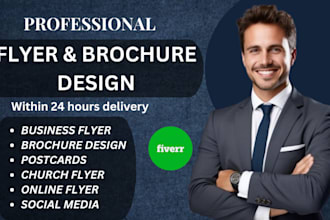 do flyer design, brochure design, business flyer, event flyer, church flyer