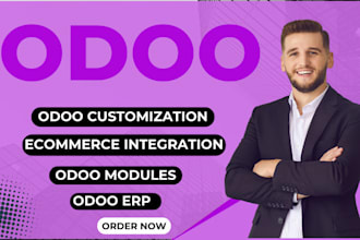 deploy develop customize odoo modules odoo erp, set up odoo, fix odoo errors