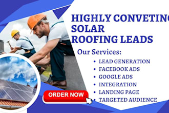 generate solar leads roofing leads solar roofing landing page solar website