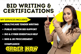 do UK tender for healthcare, public sector, iso certification, cyber essentials