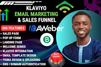 create aweber email marketing, aweber landing page, brevo automation