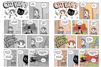 do comic strip illustration book cover cartoon character graphic novel animation