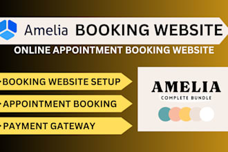 setup appointment booking website on bookly pro and amelia
