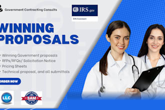 write wining government contract proposal, rfp proposal, response to rfp, bids
