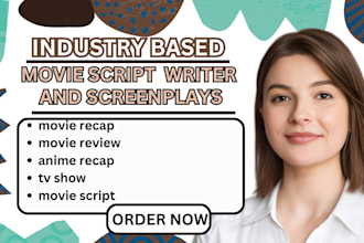 write screenplay, tv series, script editor, rewrite script as a screenwriter