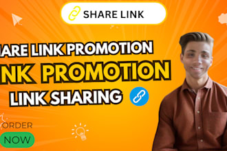 share link promotion, website link promotion on all social media platform