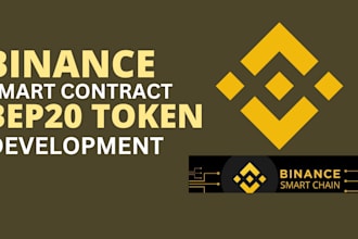create your own binance smart chain token, premium bep20 token development