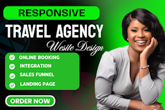 design travel agency website tour and vacation with online booking on wix