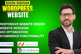 design wordpress website on hostinger website name cheap website bluehost