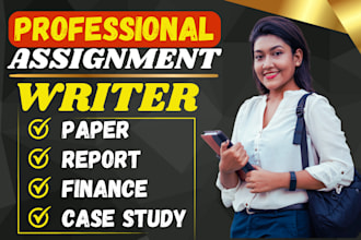 do case study analysis, assignment, report, apa paper and essay writing