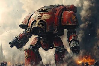paint warhammer 40k person and animal