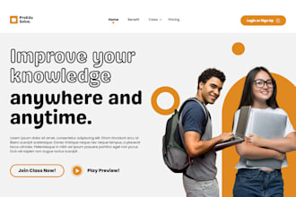 design wordpress education website, educational blog, elearning academic website