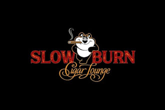 design good looking boutique cigar lounge logo