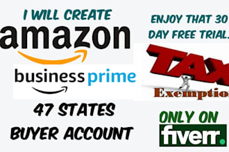 do amazon business prime tax exempt buyer account for all states