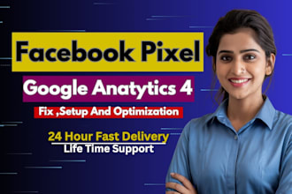 setup google analytics 4 meta facebook pixel ads conversion tracking,ga4,tiktok