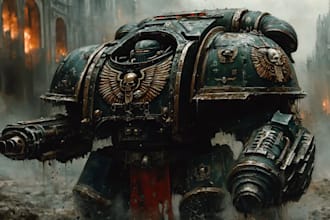 paint your favorite warhammer 40k character