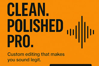 professionally edit your podcast