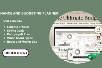 do a simple monthly and annual budget planner for you