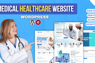 design medical, healthcare, home care, dental, therapy, clinic website