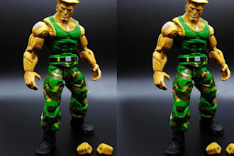 create 3d action figure, articulated action figure, 3d object for 3d printing