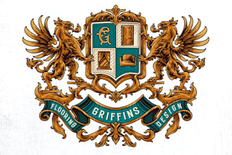make luxury crest, and emblem logo design