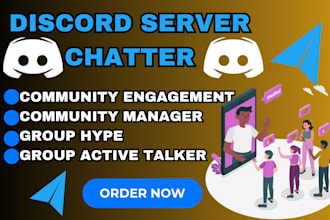 engage in discord and telegram chat discord and telegram chatter for your server