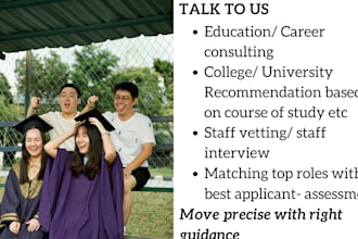 review shortlisted job or school applications