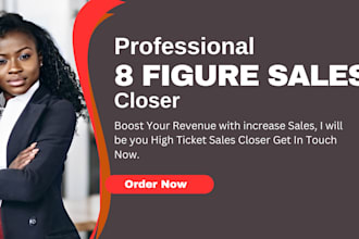 be your sales closer sales rep online sales agent sales virtual assistance
