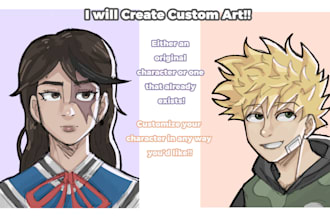 create custom stylized art