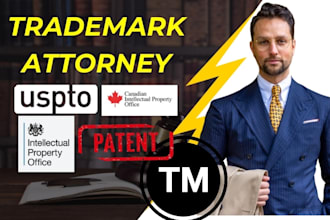 your UK US trademark attorney canada trademark patent, office action