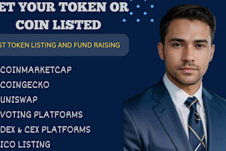 list your token on coinmarketcap , coingecko and popular exchanges