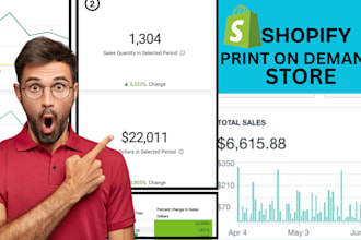 setup print on demand shopify store shopify printiful pod store