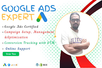 create and optimize google ads campaigns for maximum ROI