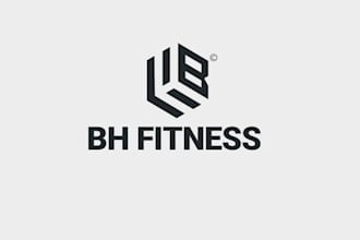 make a stylish branding creative logo for a fitness