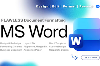 be your ms word document redesign specialist