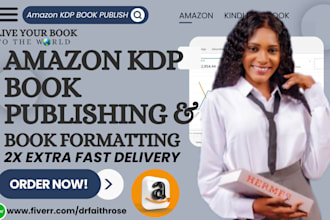 format, publish and promote amazon kindle KDP book