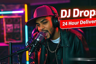 create dj drops that hit hard in 24 hours or less guaranteed