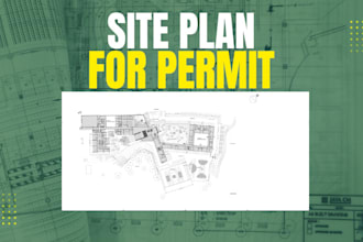 draw structural engineer plans, foundation, site plan for city permit