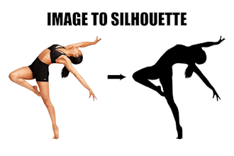 make awesome professional silhouette in 2 hours