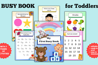 create kids worksheets, activity books and coloring books, tracing pads