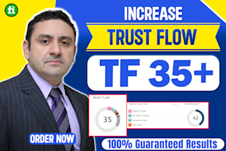 increase your site majestic URL trust flow tf 35 plus  in just 10 days